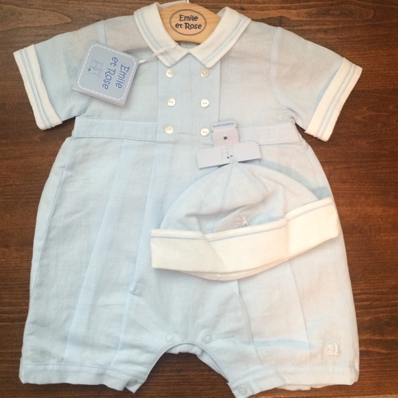 Emile de Rose baby boy Romper