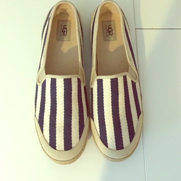 UGG Striped Canvas Shoes