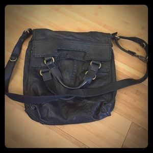 Lucky Brand Black leather hand bag