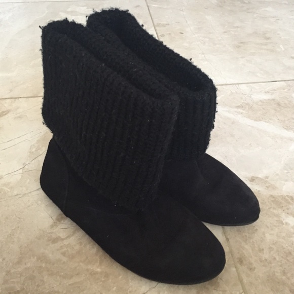 Black Short/Tall Soft Boots