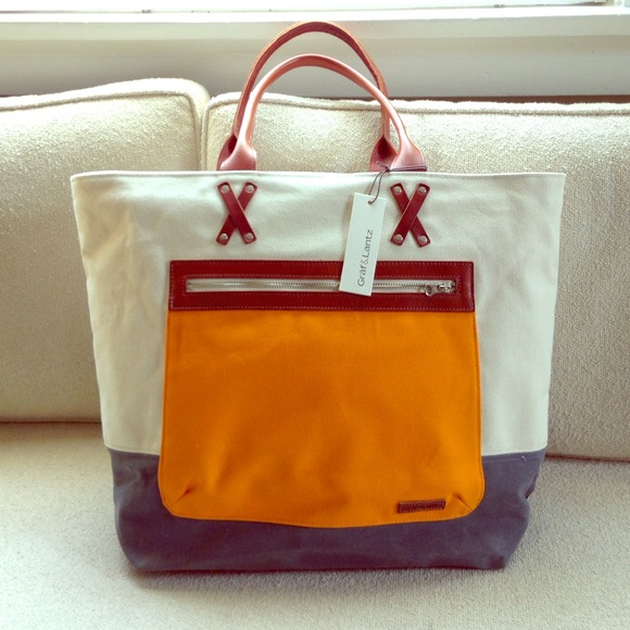 Gräf & Lantz Handbags - Gräf & Lantz Parker Canvas Boat Bag