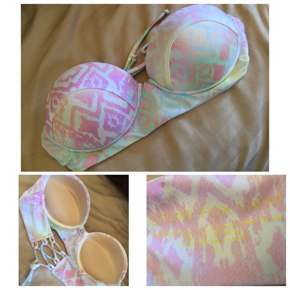 STONE FOX // Bandeau Swimwear Top