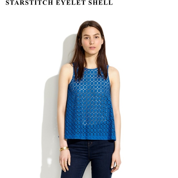 Madewell Starstitch Eyelet Shell - Picture 4 of 4