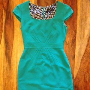 Tahari Teal Sheath