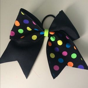 Polka Dot Cheer Bow