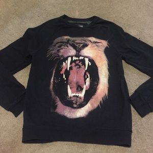 Lion crew neck sweater forever21