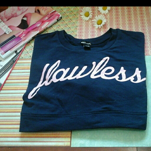 Flawless  Crop Top Sweater From Wet Seal - Picture 3 of 4