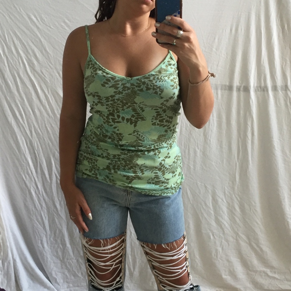 Floral print free people tank top - Picture 2 of 4