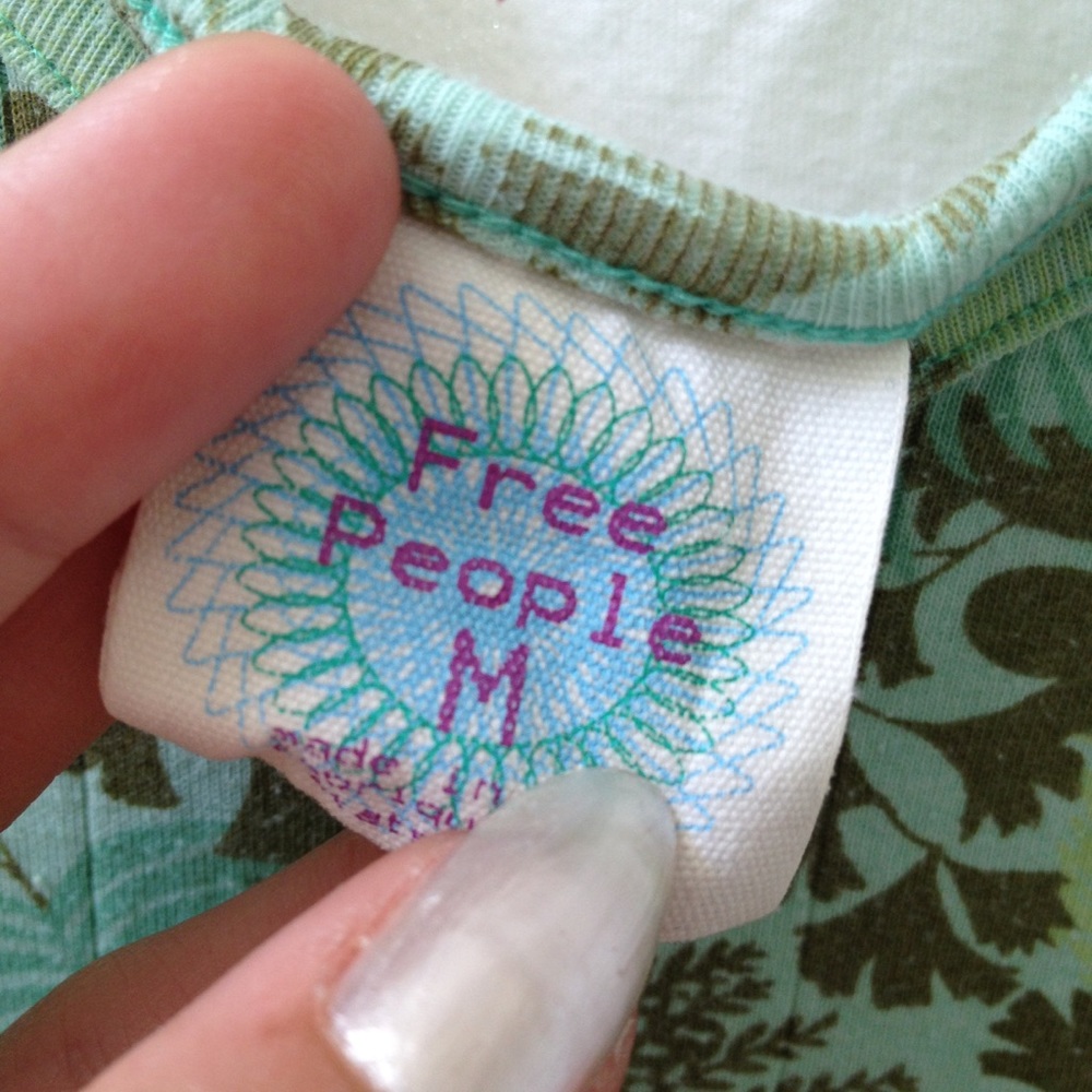 Floral print free people tank top - Picture 4 of 4