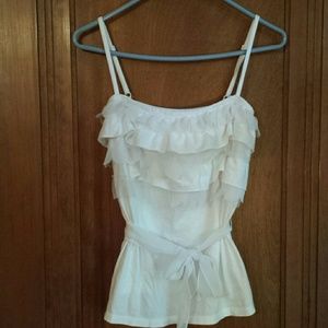 Maurice's ruffled tank top