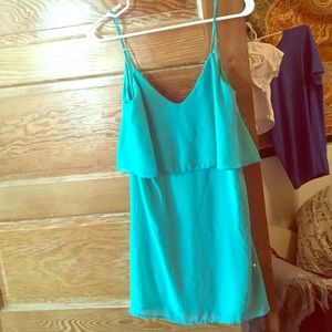 Lulu's turquoise dress, size small