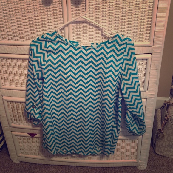 Chevron boutique top