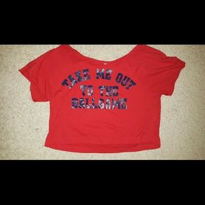Victoria secret Cardinals crop top