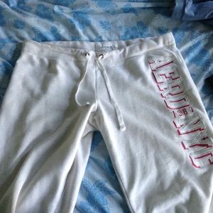 White sweatpants