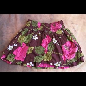Floral Hollister skirt