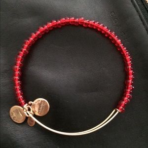 ALEX & ANI red bead bracelet