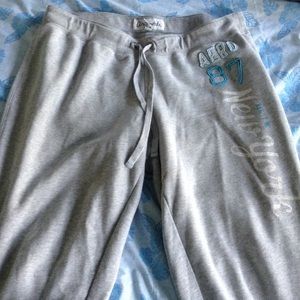 Grey sweatpants
