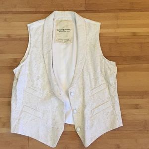 Ralph Lauren denim supply White lace vest