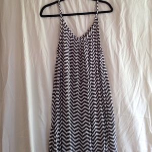 Chevron maxi dress