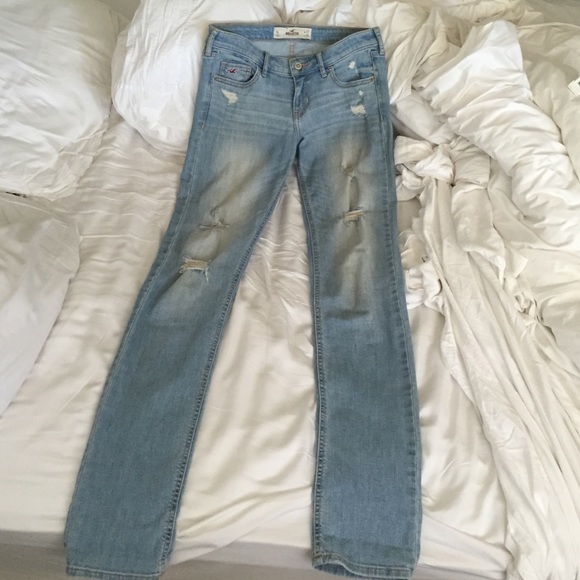 Hollister Denim - Hollister light wash skinny jeans