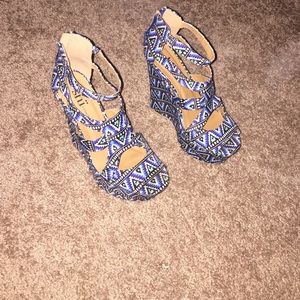 Aztec wedges bought from journeys