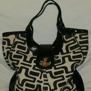 SR Squard By Sondra Robert Print cloth handbag