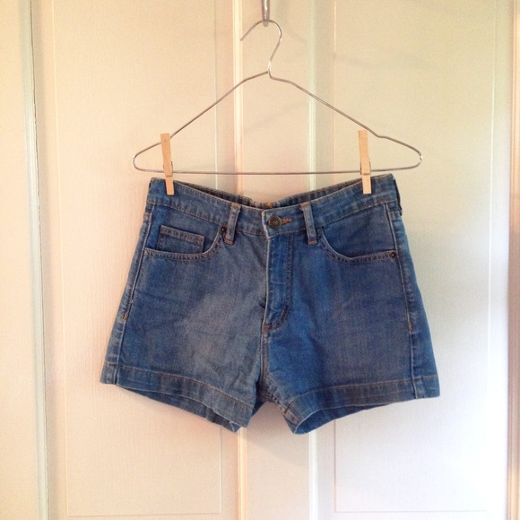 Courtshop High Waisted Denim Shorts