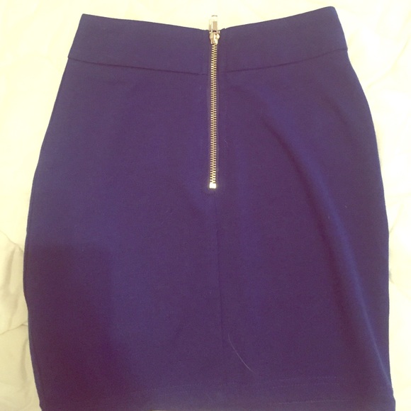 Tobi Royal blue mini skirt- size small, like new! - Picture 1 of 3