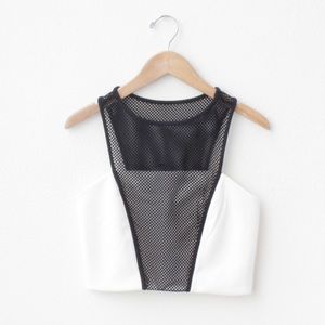 Mesh Crop Top
