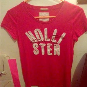 Pink Hollister shirt
