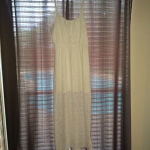White Lace Maxi Dress