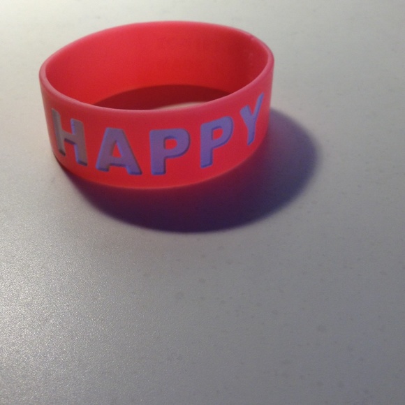 Happy Rubber Bracelet
