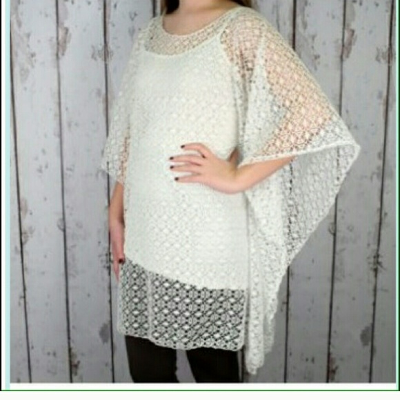 SOLD Great Net Poncho - Picture 1 of 1