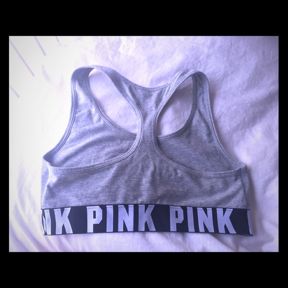 Victoria's Secret Pink Logo Sports Bra