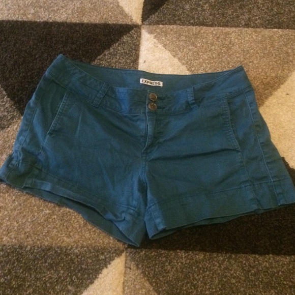 Teal express shorts. Size 6.