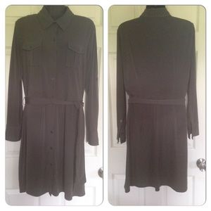 🎉🎉SOLD🎉🎉Army Green Shirt Dress w/ Belt