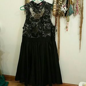 Elegant black party dress