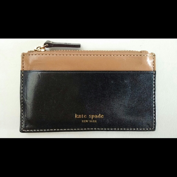 Kate Spade leather wallet ID holder
