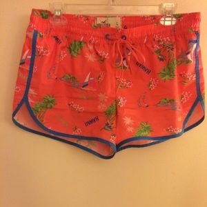 Tropical running shorts