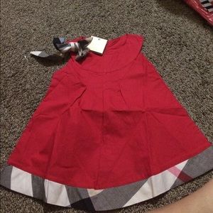 Baby girl burberry dress