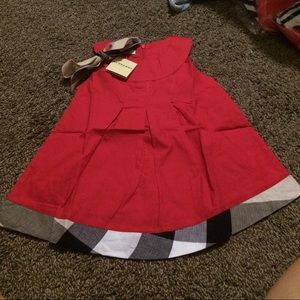 Baby girl burberry dress