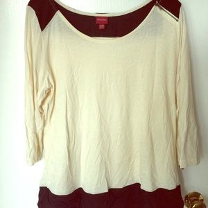 SOLD-Bundle : New Merona Top - Black/Beige