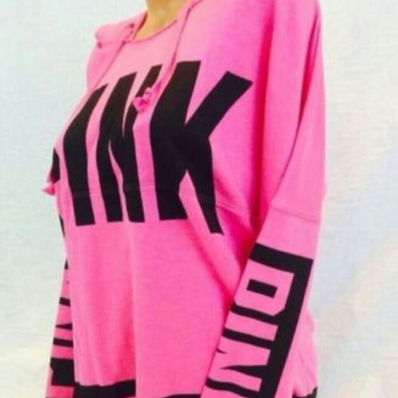 *TRADED* PINK VS Varsity Hoodie NWT - Picture 2 of 4