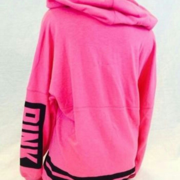 *TRADED* PINK VS Varsity Hoodie NWT - Picture 3 of 4