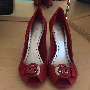 BCBG Girl Red Pumps