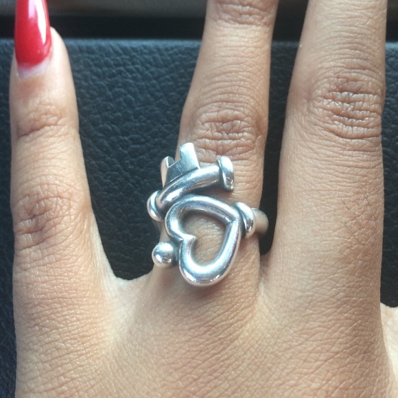 James Avery " key to my heart" ring