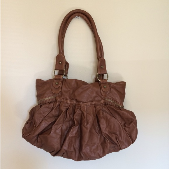 Brown slouchy purse