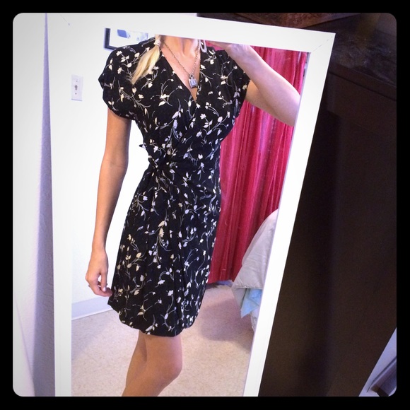 Black and White Vintage Dress