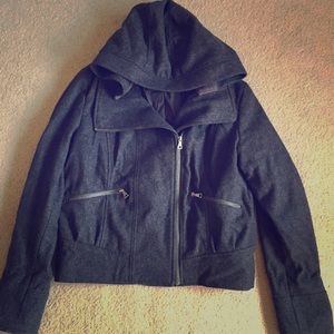 Dark grey wool jacket, worn once!