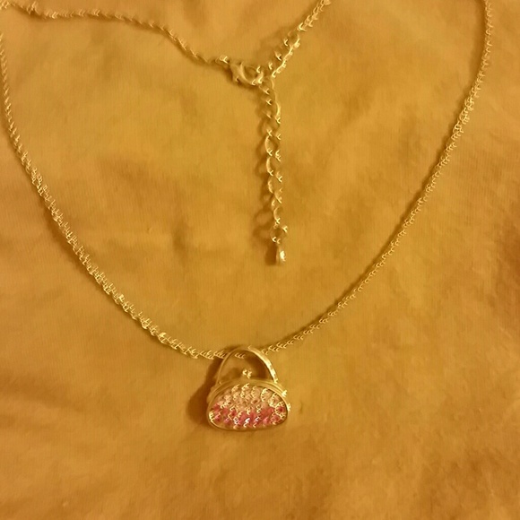 Precious  treasure.gold toned, purse, necklace.